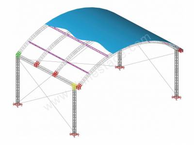 如何搭建舞臺桁架燈光音響工程？